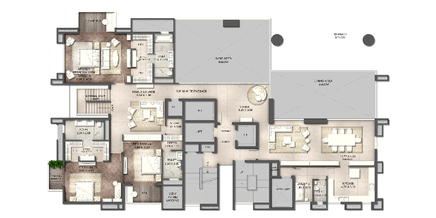 ATS Knightsbridge Second Floor Floor Plan