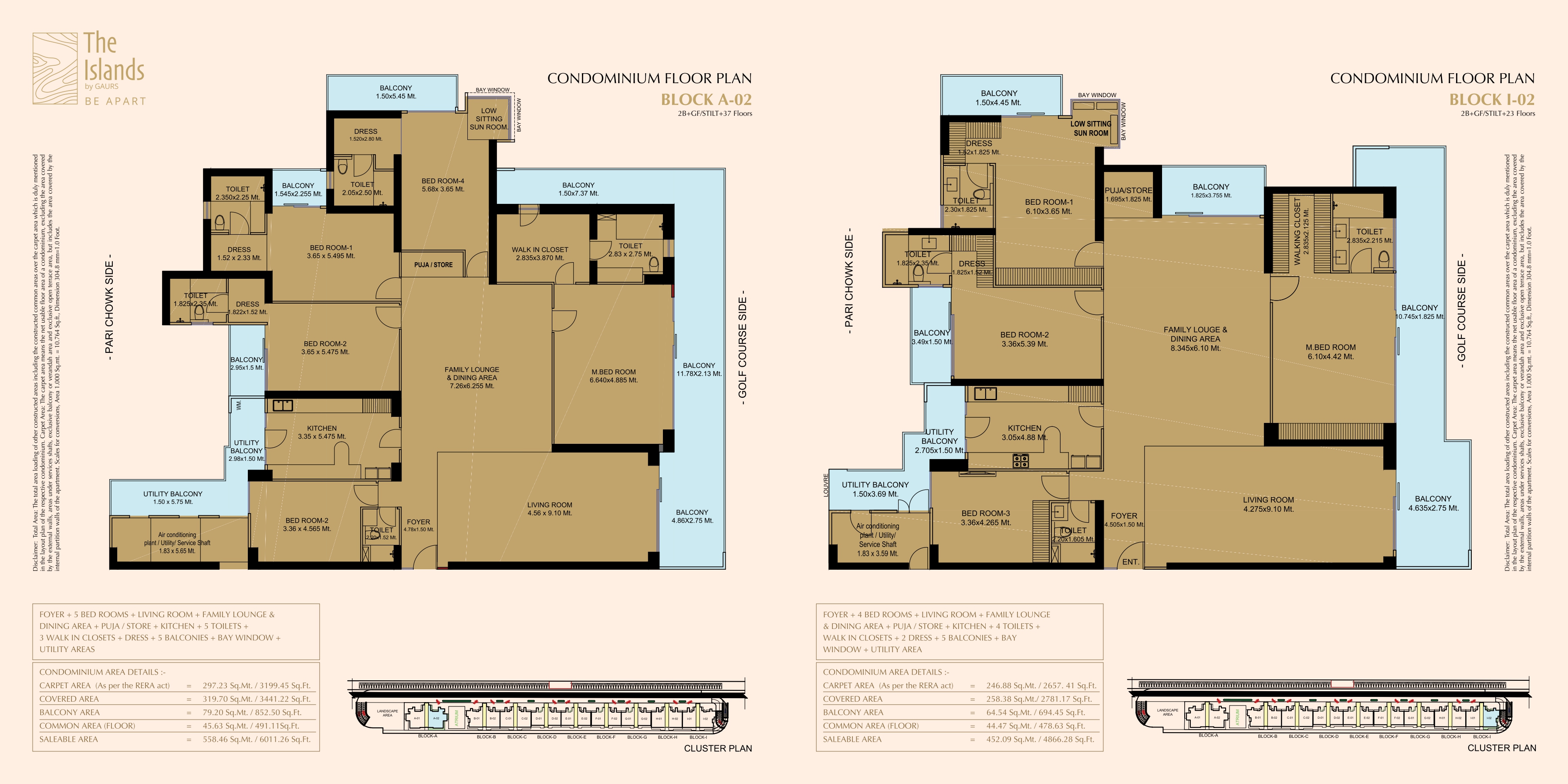 Gaur The Islands 5 BHK Floor Plan