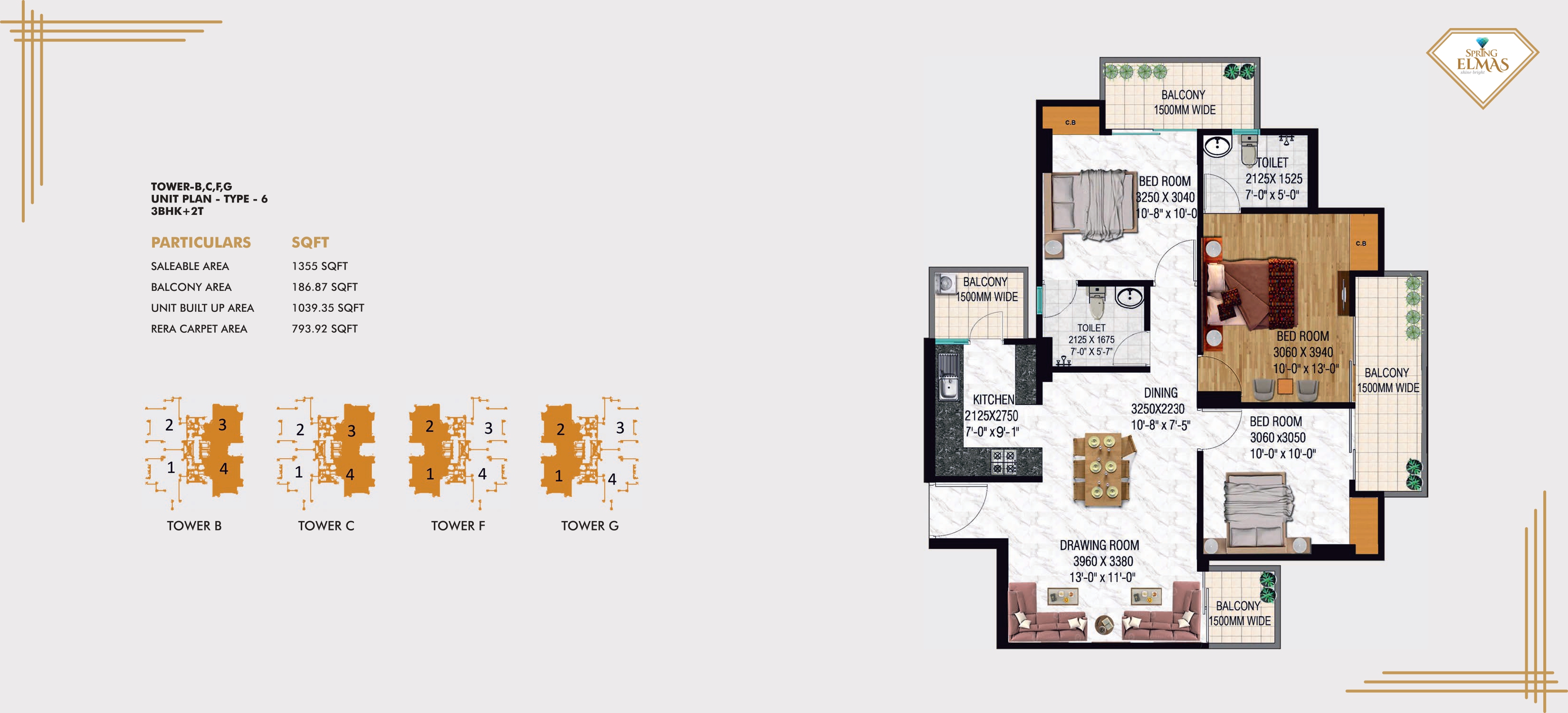 Sublime Spring Elmas Floor Plan