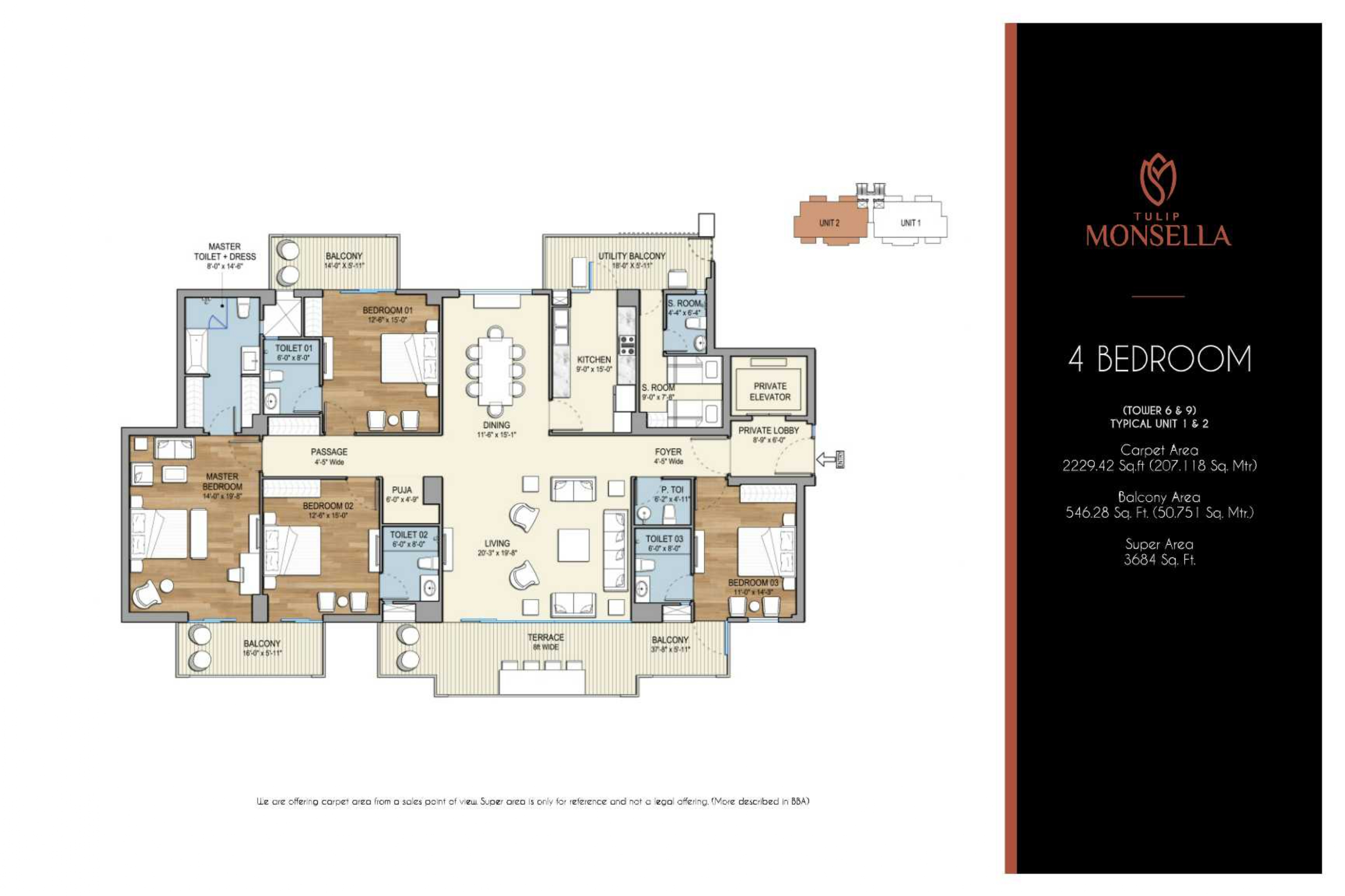 Tulip Monsella Floor Plan