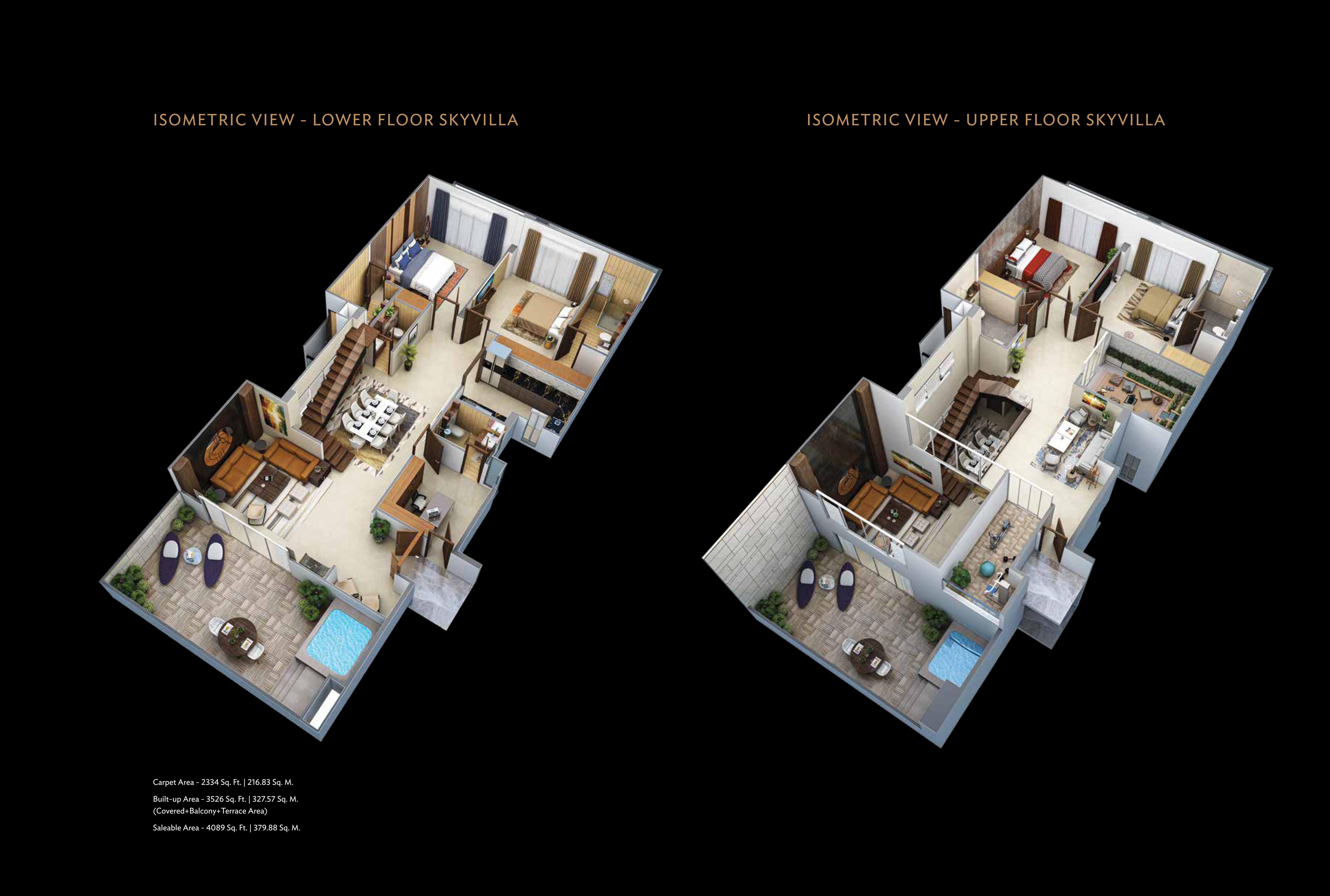 veridia wave city 5 BHK Floor Plan